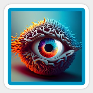 Mysterious Colorful Eye Sticker